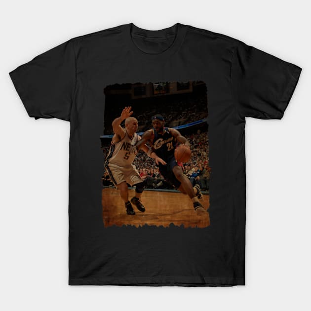 Jason Kidd vs LeBron James Vintage T-Shirt by CAH BLUSUKAN